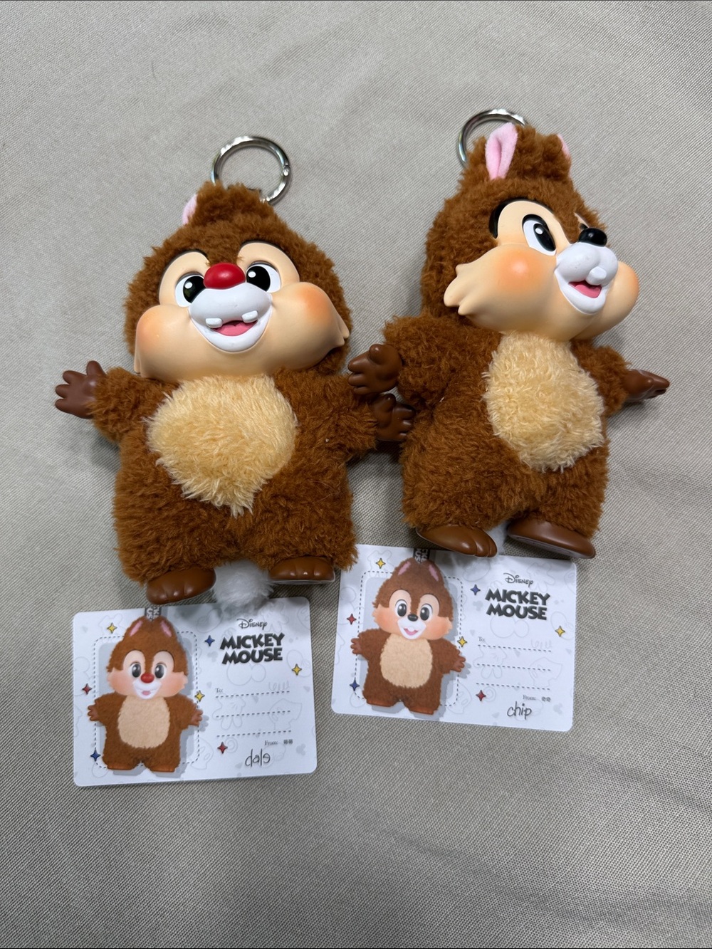 Chip n’ dale Pop Mart- Brown Cute Character Clip-On